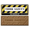 Chocolate Chocolate Think Safety Wrapper Bars - Pack of 50 310015